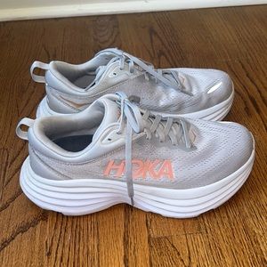 Bindi 8 Hoka Shoes Harbor mist/ lunar rock